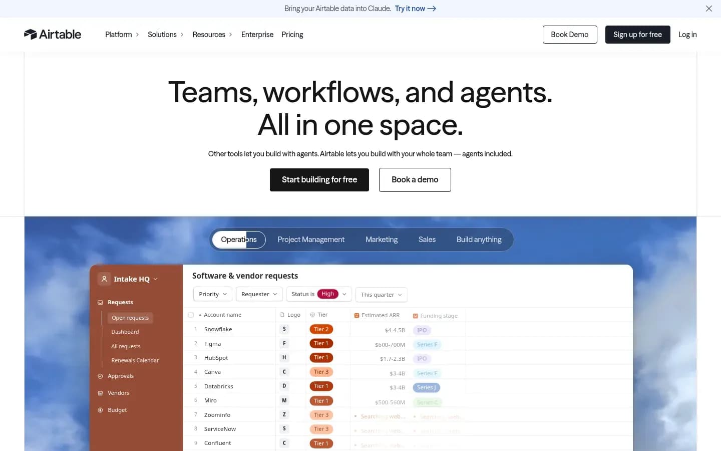 Airtable website