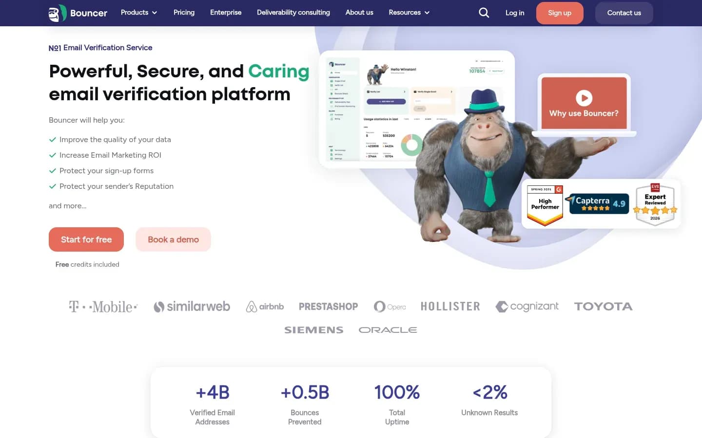 Bouncer website