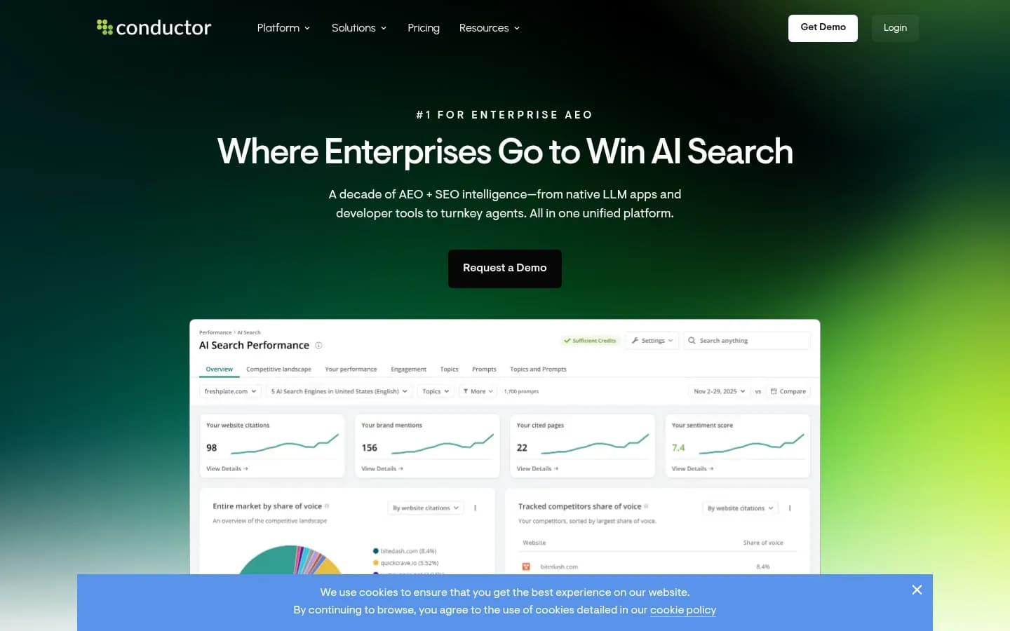 Conductor website