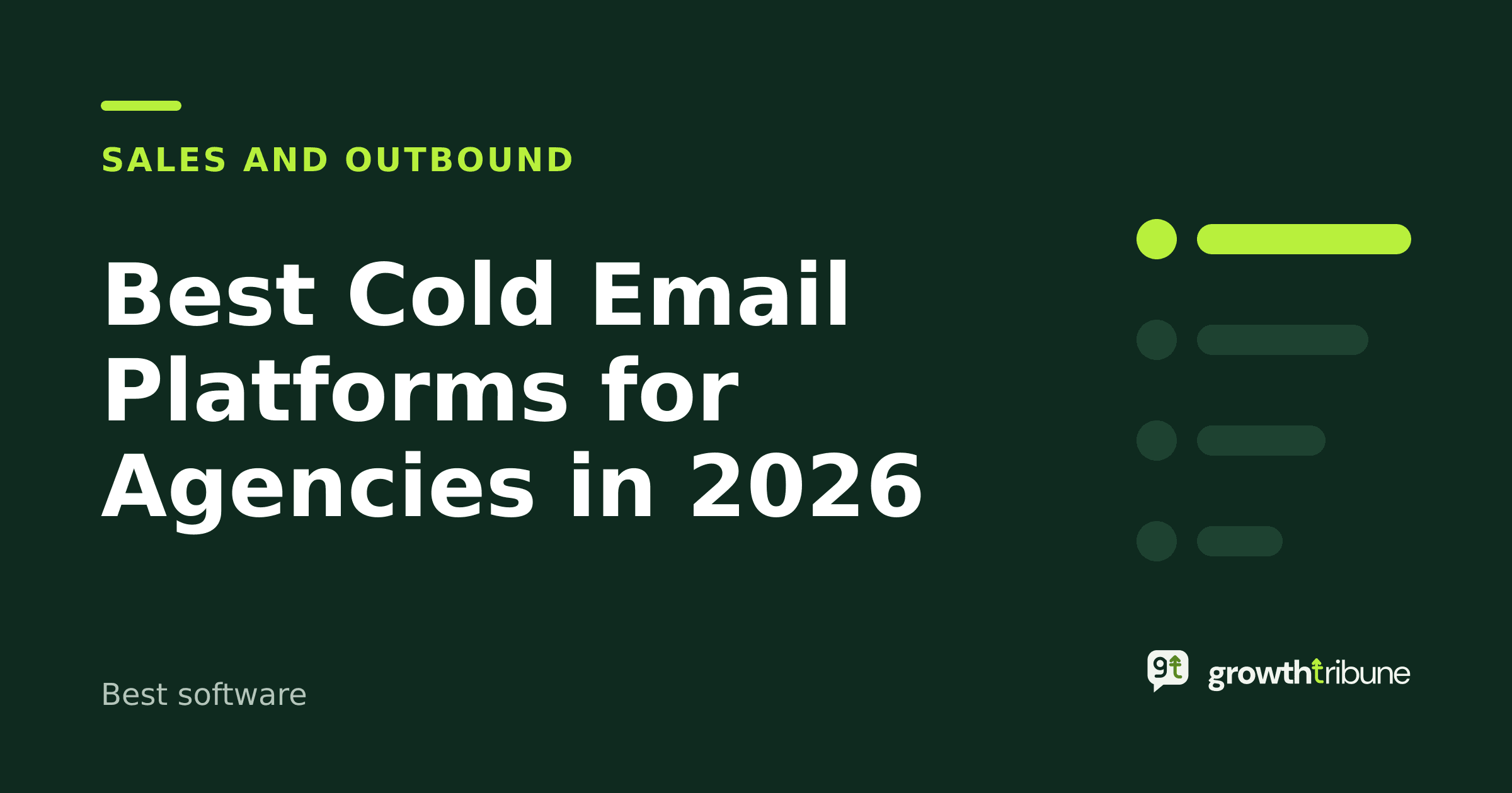 Cover image for “Best Cold Email Platforms for Agencies in 2026”