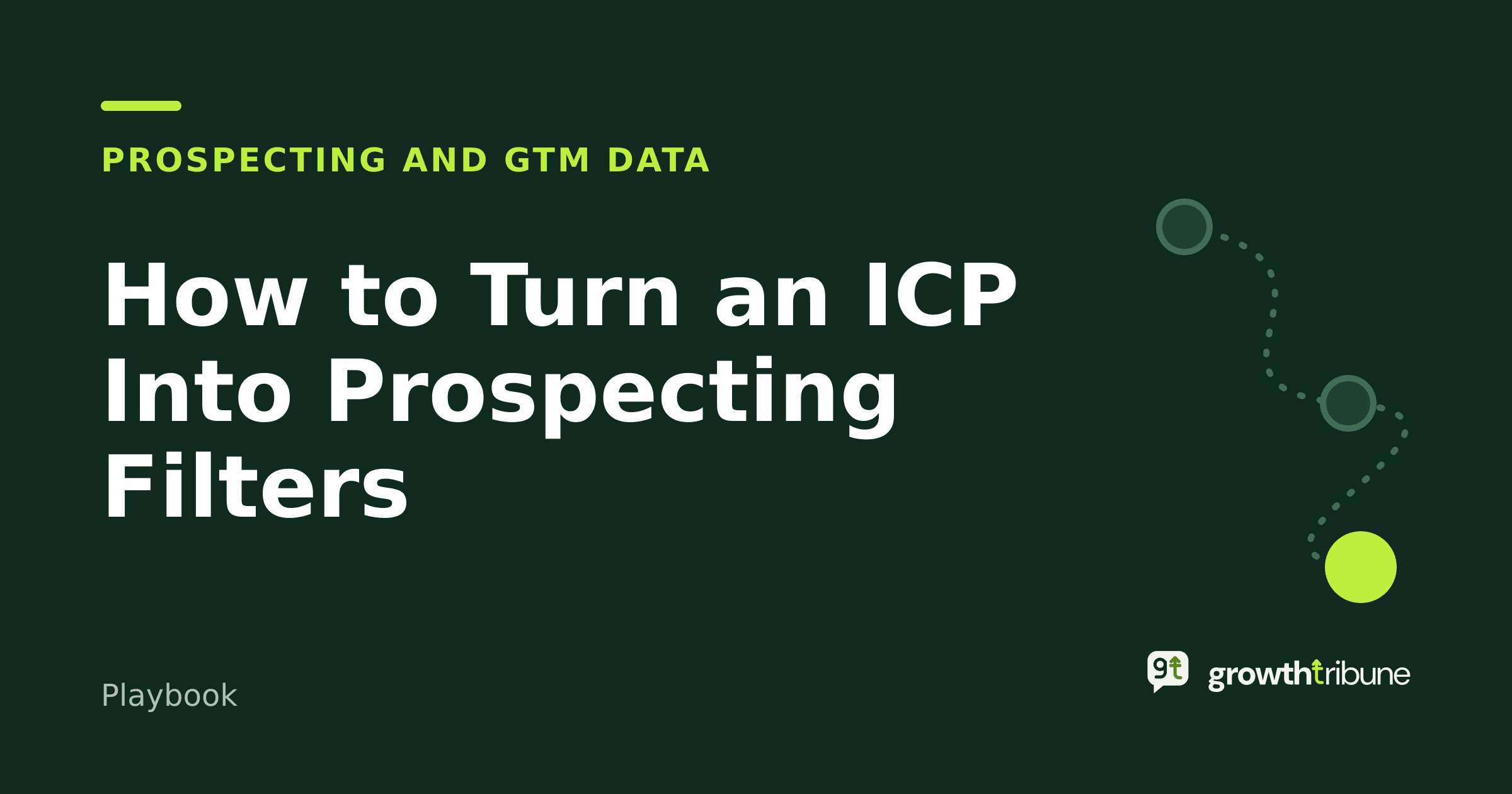 Cover image for “How to Turn an ICP Into Prospecting Filters”