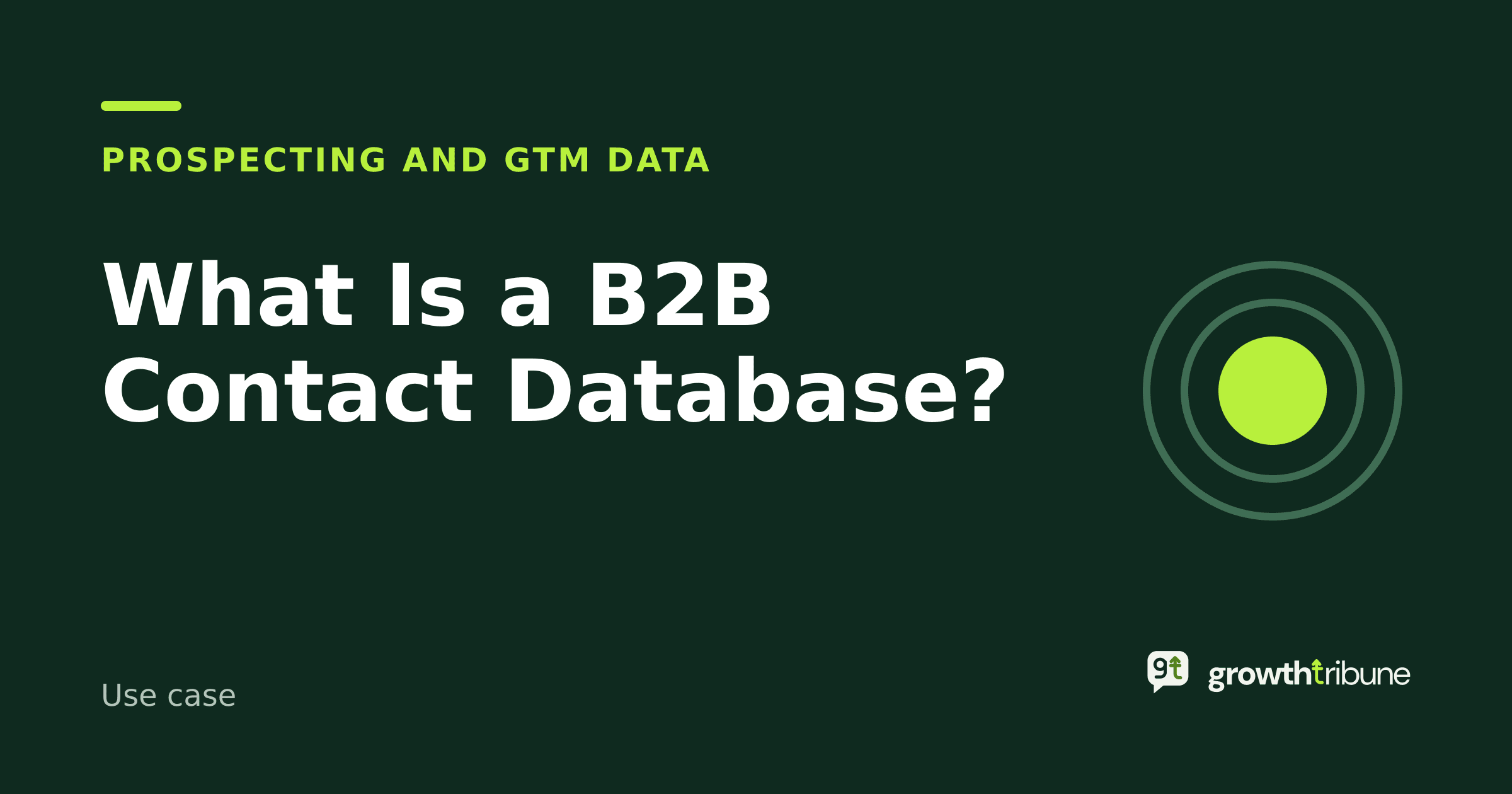 Cover image for “What Is a B2B Contact Database?”