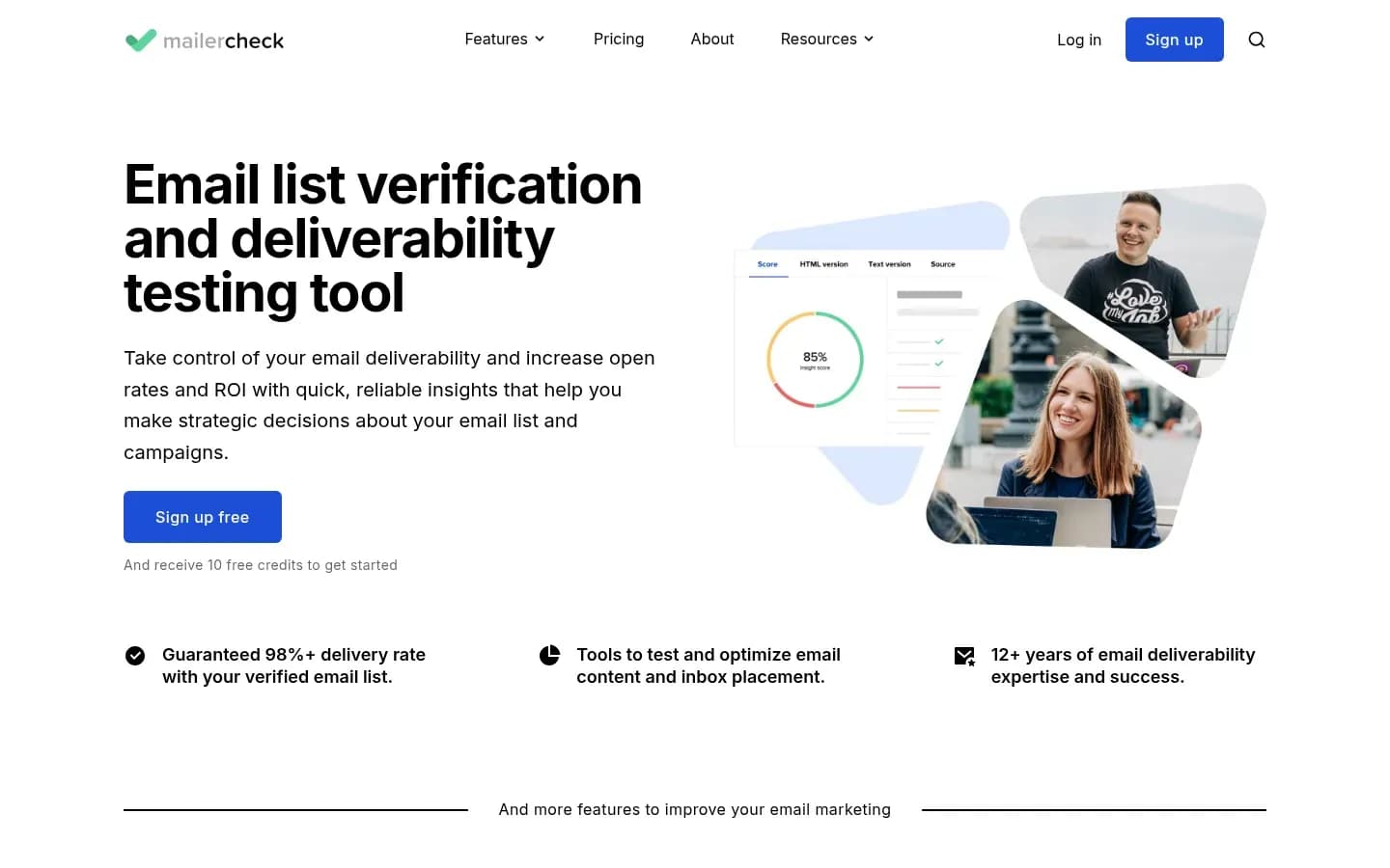 MailerCheck website