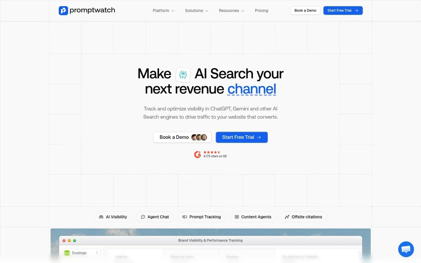 Promptwatch website