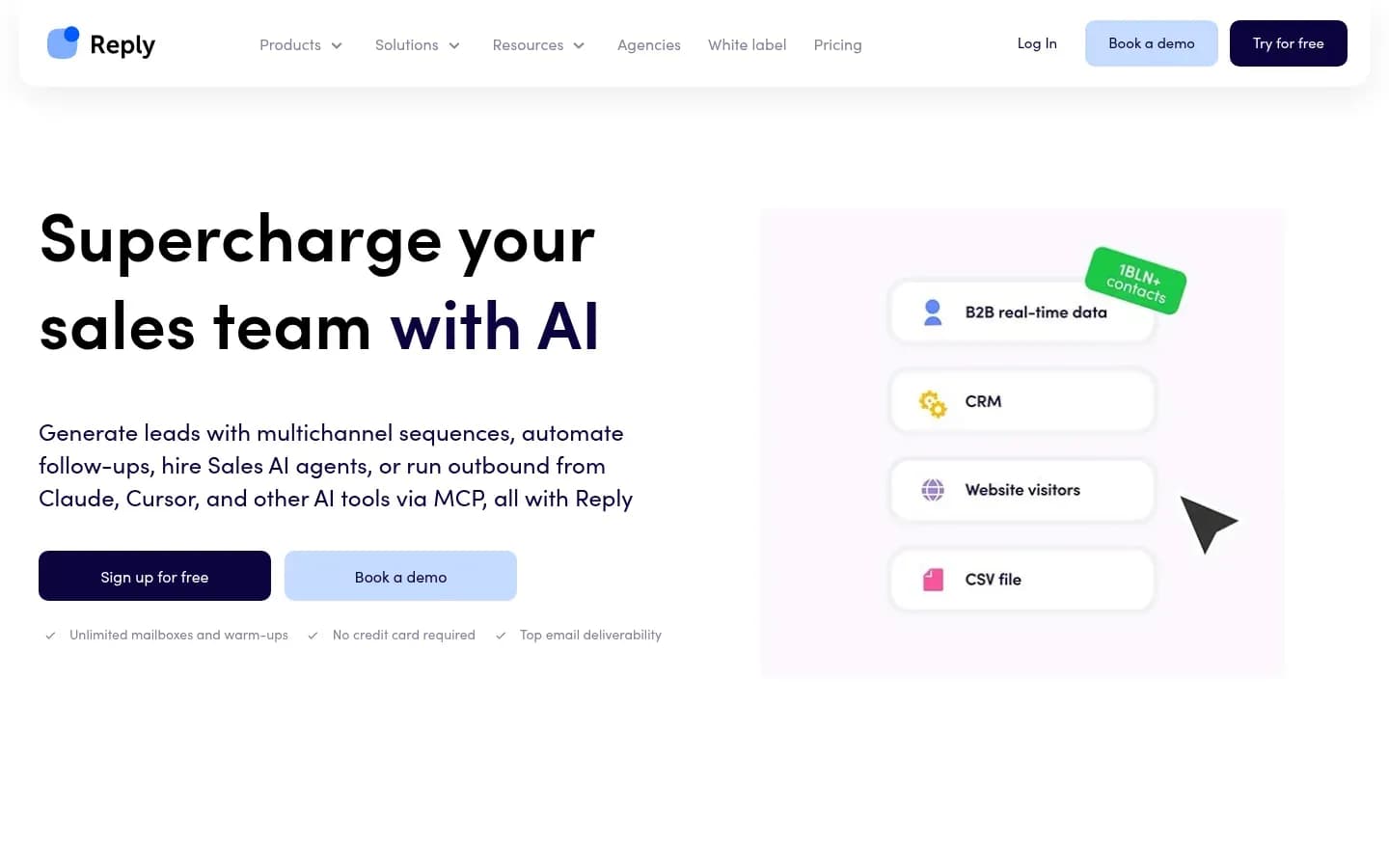 Reply.io website