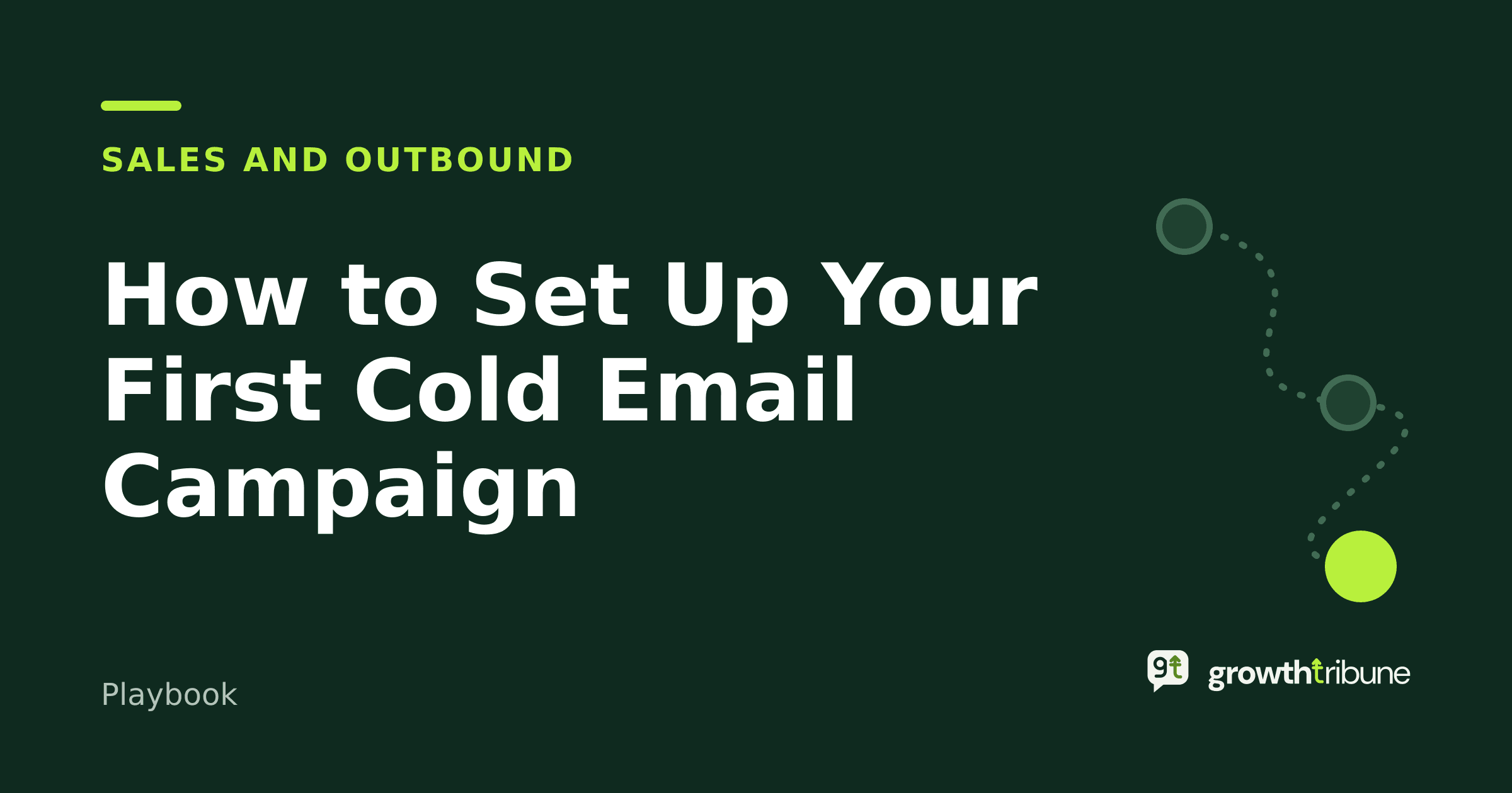 Cover image for “How to Set Up Your First Cold Email Campaign”