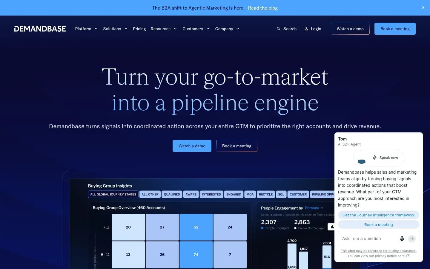 Demandbase website